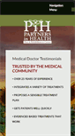 Mobile Screenshot of partnersinhealthclinic.com